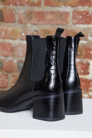 Leren Chelsea Boots Ilipika Zwart