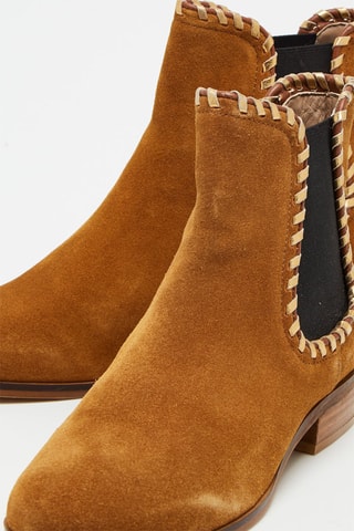 Splitleren Chelsea Boots Camel