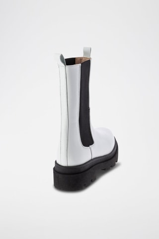 Leren Chelsea Boots Affranchie Wit