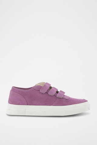 Nubuck Sneakers Looping Paars