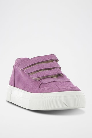 Nubuck Sneakers Looping Paars