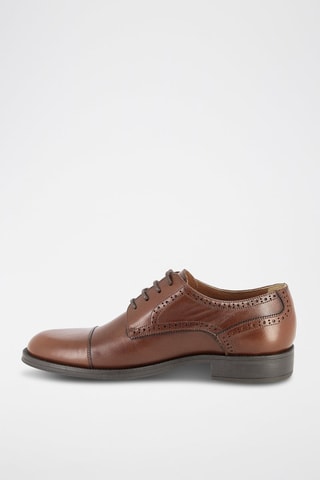 Stringate in pelle Paleck - Marrone