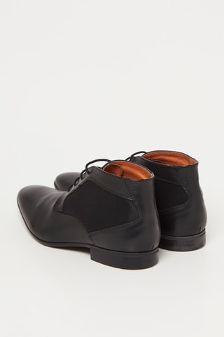 Stringate in pelle Stefan - Nero