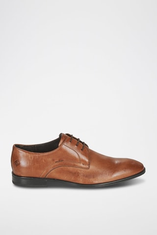 Stringate in pelle Axten - Marrone