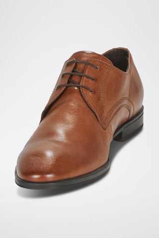 Stringate in pelle Axten - Marrone