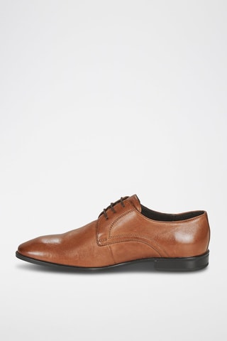 Stringate in pelle Axten - Marrone