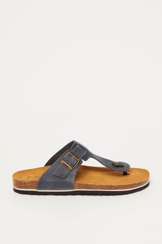 Sandali in pelle Nozay - Blu