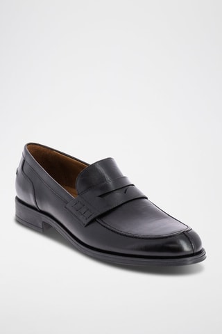 Leren Mocassins Moucky  - Zwart