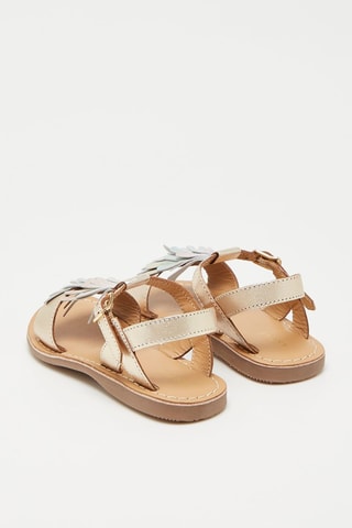 Leren Sandalen Mermaid - Goudkleurig
