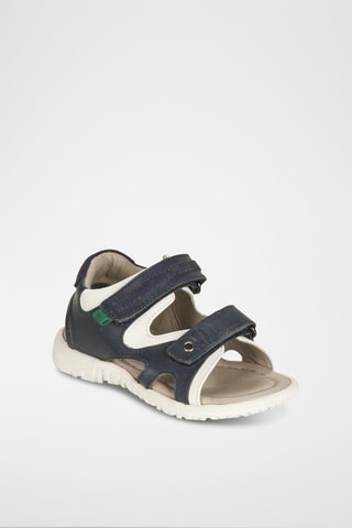 Leren Sandalen Hamac - Marineblauw