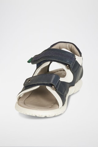 Leren Sandalen Hamac - Marineblauw