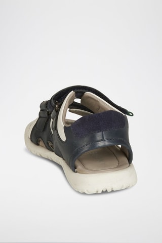 Leren Sandalen Hamac - Marineblauw