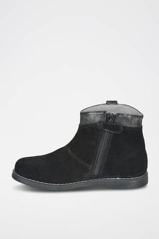 Nubuck Enkellaarzen Nolwenn - Zwart