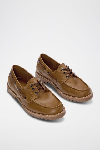 Chaussures bateau - Camel