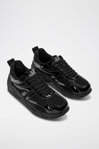 Baskets vernies - Noir
