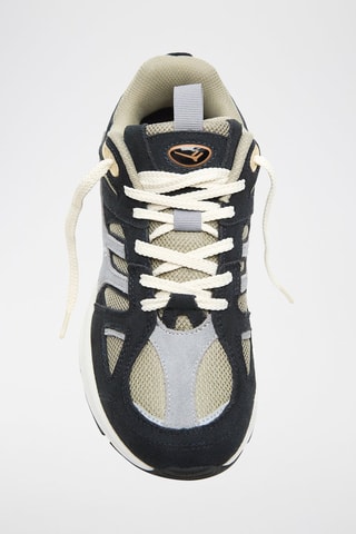 Baskets en nubuck - Kaki