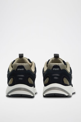 Baskets en nubuck - Kaki