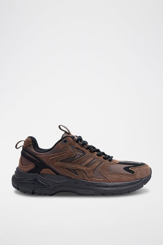 Baskets en nubuck - Marron