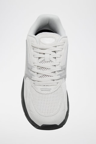 Baskets en cuir - Gris clair