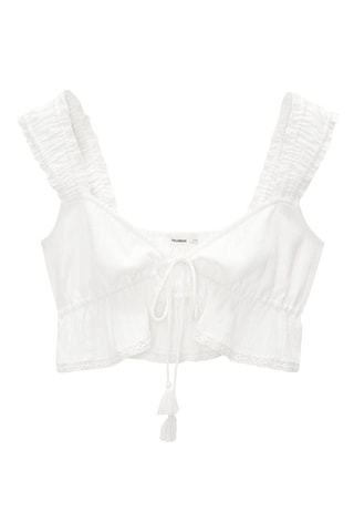 Crop top - Blanc