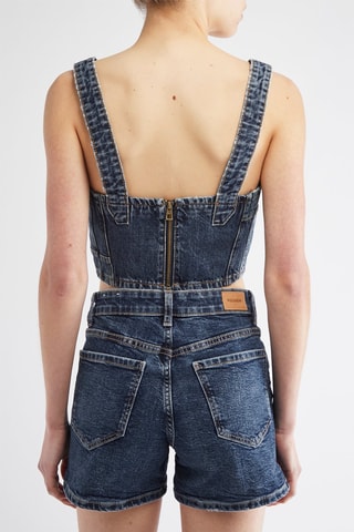 Crop top - Bleu