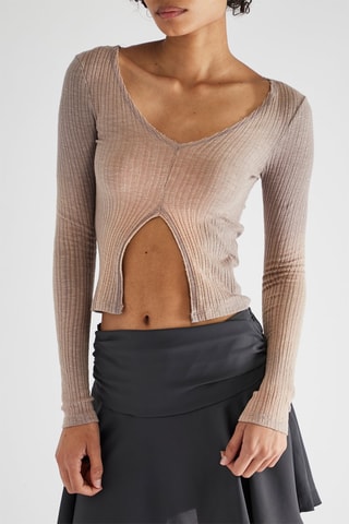 Crop top - Rose clair