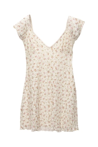 Robe droite - Ecru