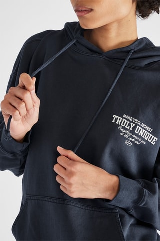 Sweat à capuche - Bleu