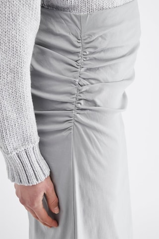 Jupe midi - Gris