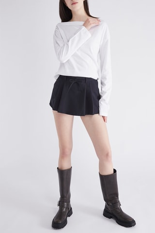 Jupe-short - Bleu marine