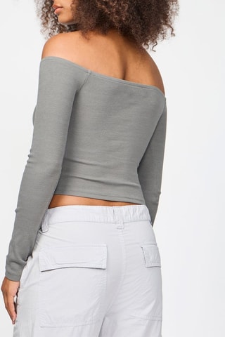 Crop top - Gris