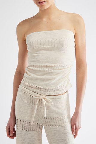 Top bustier - Beige