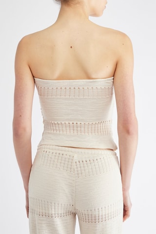 Top bustier - Beige
