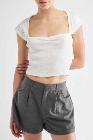 Crop top - Blanc