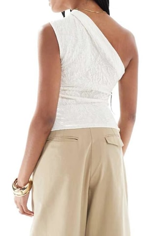 Top asymétrique - Blanc
