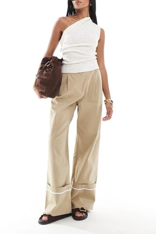 Top asymétrique - Blanc