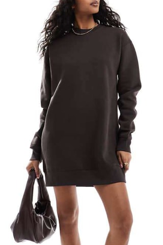 Robe sweat - Marron