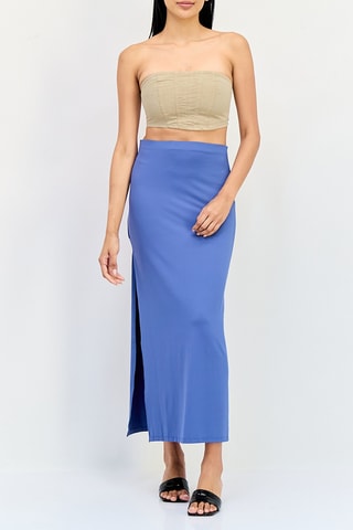 Crop top bustier - Beige
