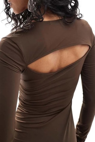 Robe longue - Marron
