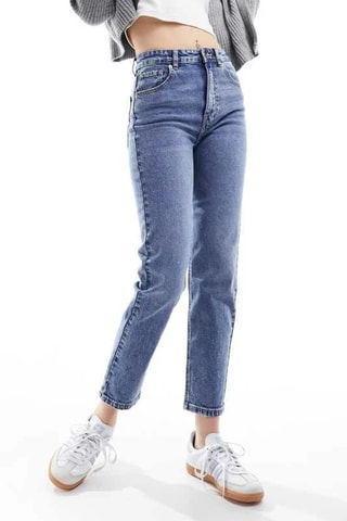 Jean taille haute - Bleu