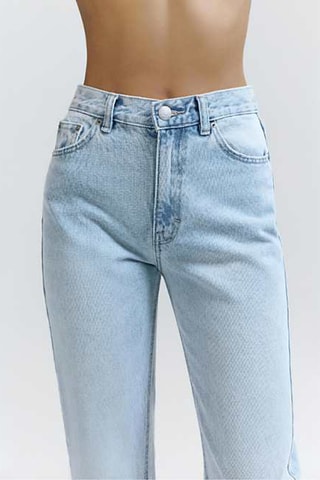 Jean taille haute - Bleu clair