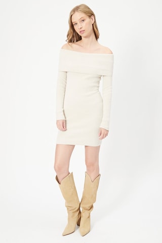 Robe pull Ecru