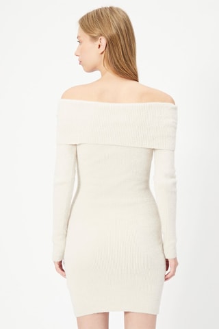 Robe pull Ecru