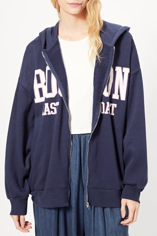 Sweat à capuche Bleu marine