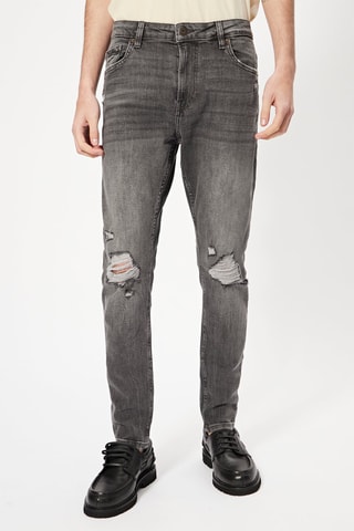 Jean skinny Gris