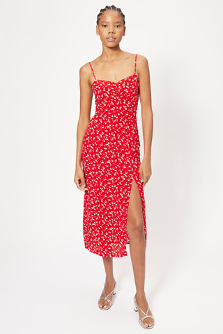 Robe midi - Rouge