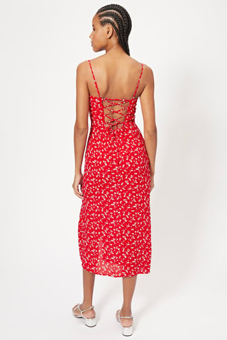 Robe midi - Rouge