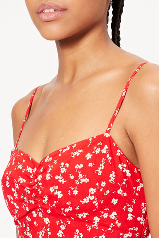 Robe midi - Rouge