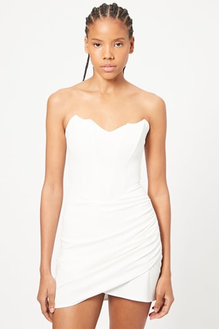 Robe bustier - Blanc
