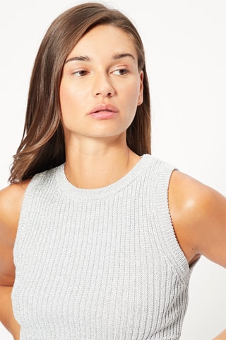 Crop top - Gris clair